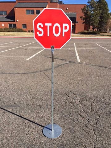 Portable Stop Sign - ITEM # 164 – Student Driver Products