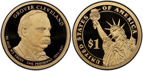 2012-S $1 Grover Cleveland 22nd, DCAM (Proof) Presidential Dollars ...