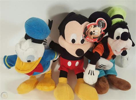 Disney's Mickey, Donald and Goofy plush toys. | #1834997873