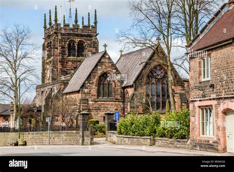 Leek town centre shopping centre in the county of Staffordshire, England, uk, gb Stock Photo - Alamy