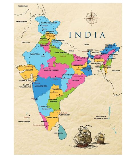 Free Download Hd Wallpaper India Map Image India Map, 55% OFF