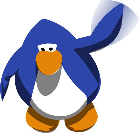 Club Penguin Penguin Waving Clipart - Full Size Clipart (#1794876) - PinClipart