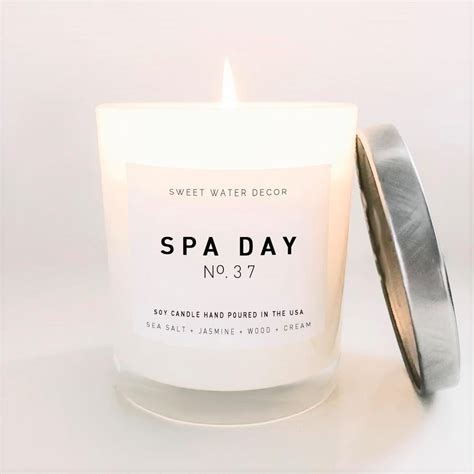 Spa Day Candle | Stress Relief Candles, Aromatherapy Candles, Relaxing Candles | Spa day, Home ...