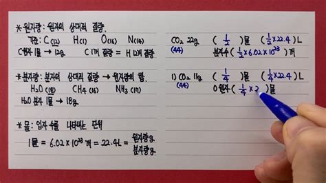 원자량, 분자량, 몰(Mole) | 사이언스 몰 최신