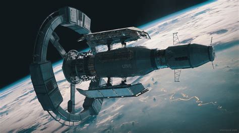 Arthur Gurin | Space station, Concept ships, Spaceship design