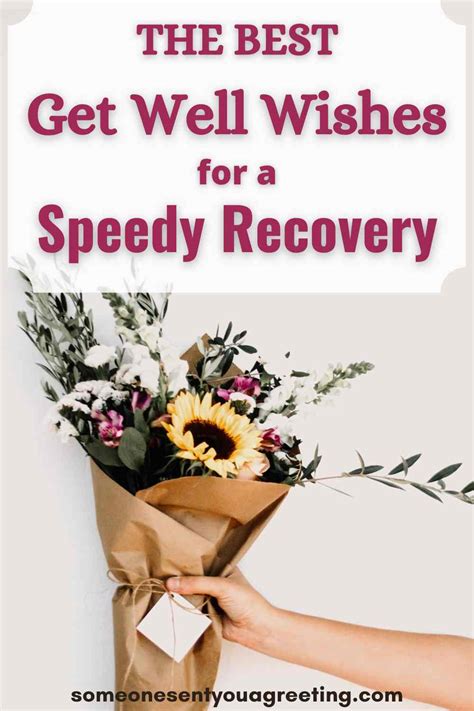 The Best Get Well Wishes for a Speedy Recovery - Someone Sent You A Greeting