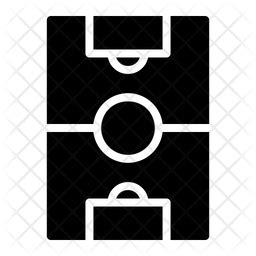 Football Field Icon - Download in Glyph Style
