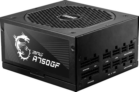 Customer Reviews: MSI MPG A750GF 750W ATX 80 Plus Gold PSU Power Supply Black MPGA750GF - Best Buy