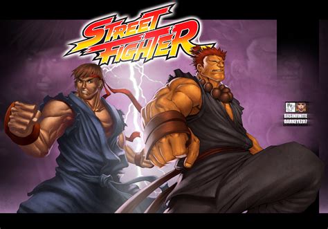 evil ryu vs. akuma by DXSinfinite on DeviantArt