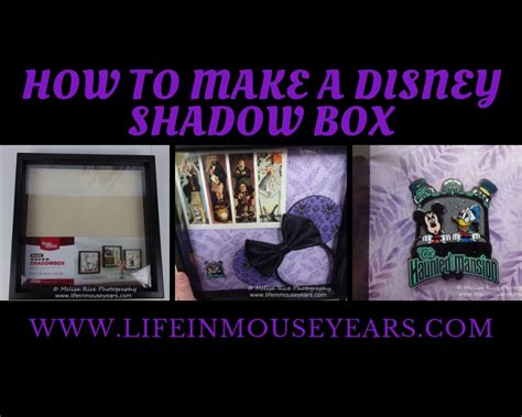 How to Make a Disney Shadow Box | Life in Mouse Years