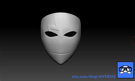Hei Darker Than Black Mask STL and OBJ 3D PRINT | 3D Print Model | 3d printable models, 3d ...