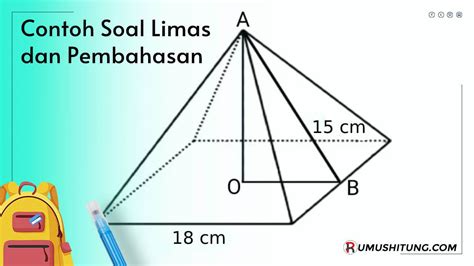 Contoh Soal Menghitung Luas Permukaan Limas - IMAGESEE