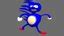 Sanic - Download Free 3D model by PatchesYouUp [4b6a6c6] - Sketchfab