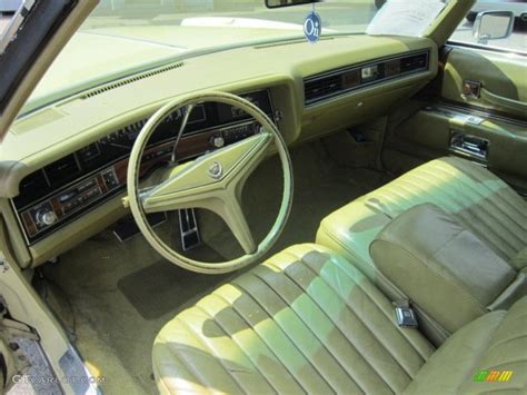 Antique Light Sandalwood Interior 1973 Cadillac Eldorado Convertible ...