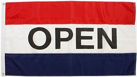 Real Estate Open House Flag | Red, White & Blue Nylon Banner