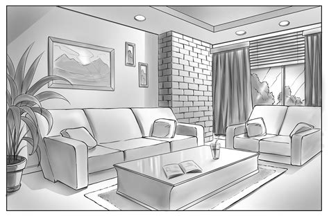 Two Point Perspective Drawing Interior - BEST GAMES WALKTHROUGH