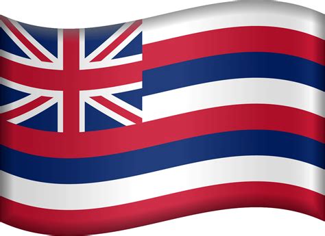 Improved emoji flag of Hawaii, original made by u/Most_Employment_5710 : r/flagemoji