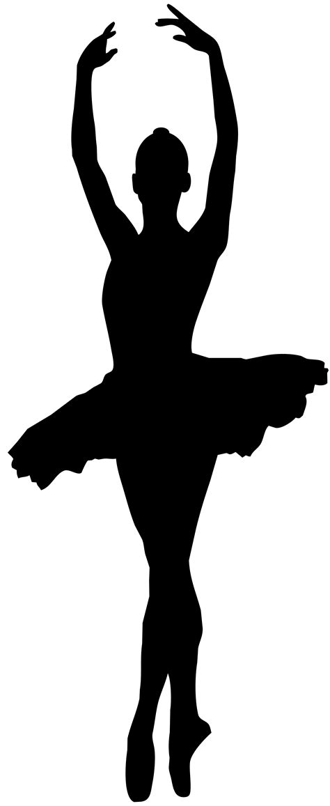 Ballerina Silhouette PNG Clip Art Image | Gallery Yopriceville - High ...