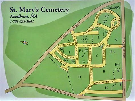 Saint Mary's Cemetery : Directions