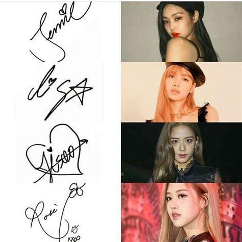 Jennie Blackpink Signature