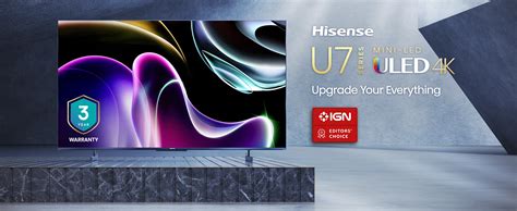 Hisense 75" U7 Series Mini-LED ULED Hisense Google TV 75U75K