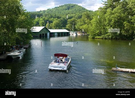 Squam Lake at Holderness, NH Stock Photo - Alamy