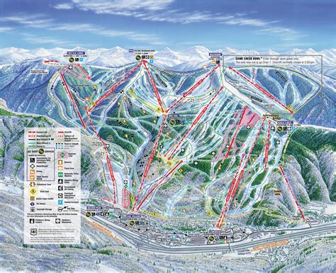 Vail Colorado Ski Map - secretmuseum