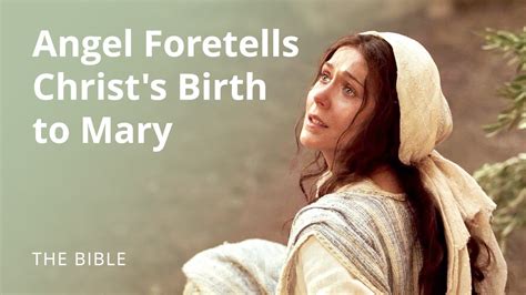 Luke 1 | An Angel Foretells Christ's Birth to Mary | The Bible - YouTube