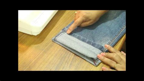 Hem Your Jeans Without Cutting Original Hem | Easiest DIY - YouTube