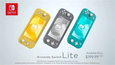 Nuevo vídeo promocional de Nintendo Switch Lite - Nintenderos
