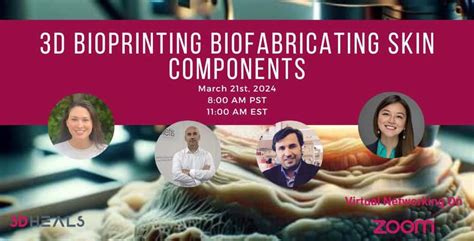 3D Bioprinting Biofabricating Skin Components - 3DHeals