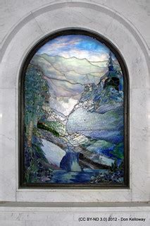 Chapin Mausoleum - Tiffany stained-glass window | Interior p… | Flickr