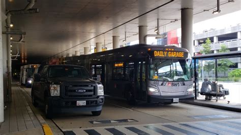 BWI Airport Shuttle:2019 New Flyer XD60 #402 Leaving The Terminal - YouTube