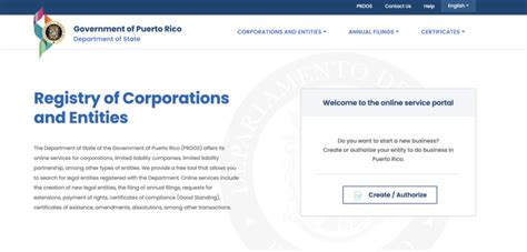 State Dept. unveils redesigned online Puerto Rico Registry of Corporations – News is My Business