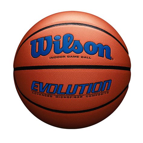 Wilson Evolution Indoor Game Basketball, Royal, Official Size - 29.5 ...