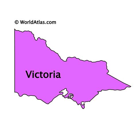 Victoria Maps And Facts Map Map Outline Map Of Victoria | Images and Photos finder