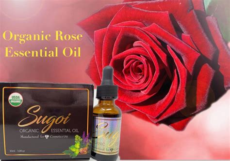 Organic Essential Oil - Rose 30ml - Natural Cosmetics