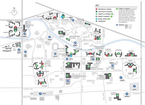 Dorms Msu Campus Map