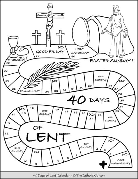 Lent Archives - The Catholic Kid - Catholic Coloring Pages and Games ...