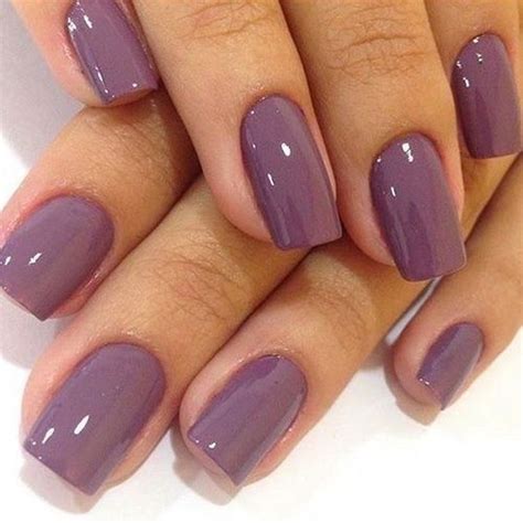 43 Cute Fall Nail Color Trending Right Now | Nail colors, Popular nail colors, Purple nails