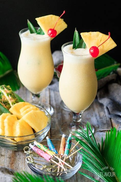 Non Alcoholic Piña Colada | Savor the Flavour