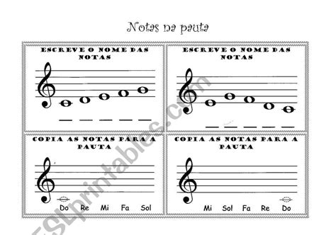 English worksheets: Musical notation