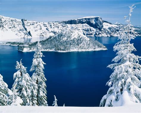 35 Winter Wonderlands Around the World | Condé Nast Traveler | Crater lake national park ...