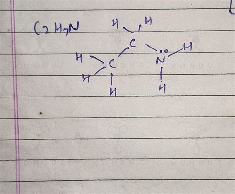 C2h7n Lewis Structure