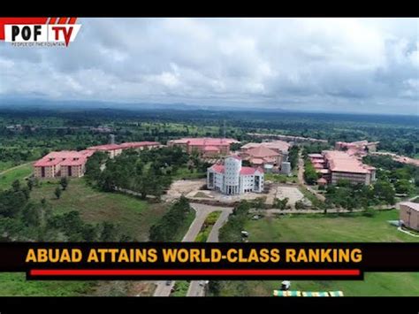 ABUAD Attains World-Class Ranking - YouTube