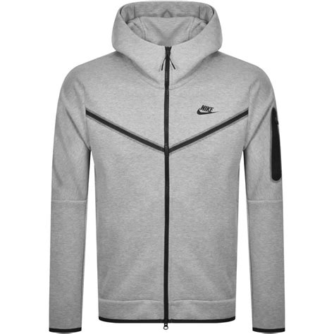 Nike Tech Fleece Hoodie Grey | Mainline Menswear