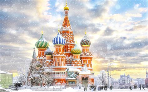 Download Winter Cathedral Dome Russia Moscow Religious Saint Basil's ...