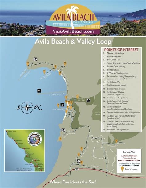 Looking for something fun to do this spring? Print out or download our Avila Beach Loop Map and ...