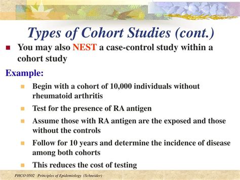 PPT - Cohort Studies PowerPoint Presentation, free download - ID:177619