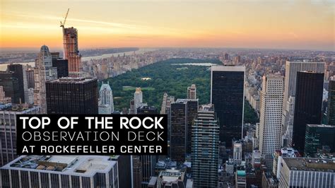 Rockefeller Center | Top of The Rock Observation Deck | New York City Attractions - YouTube